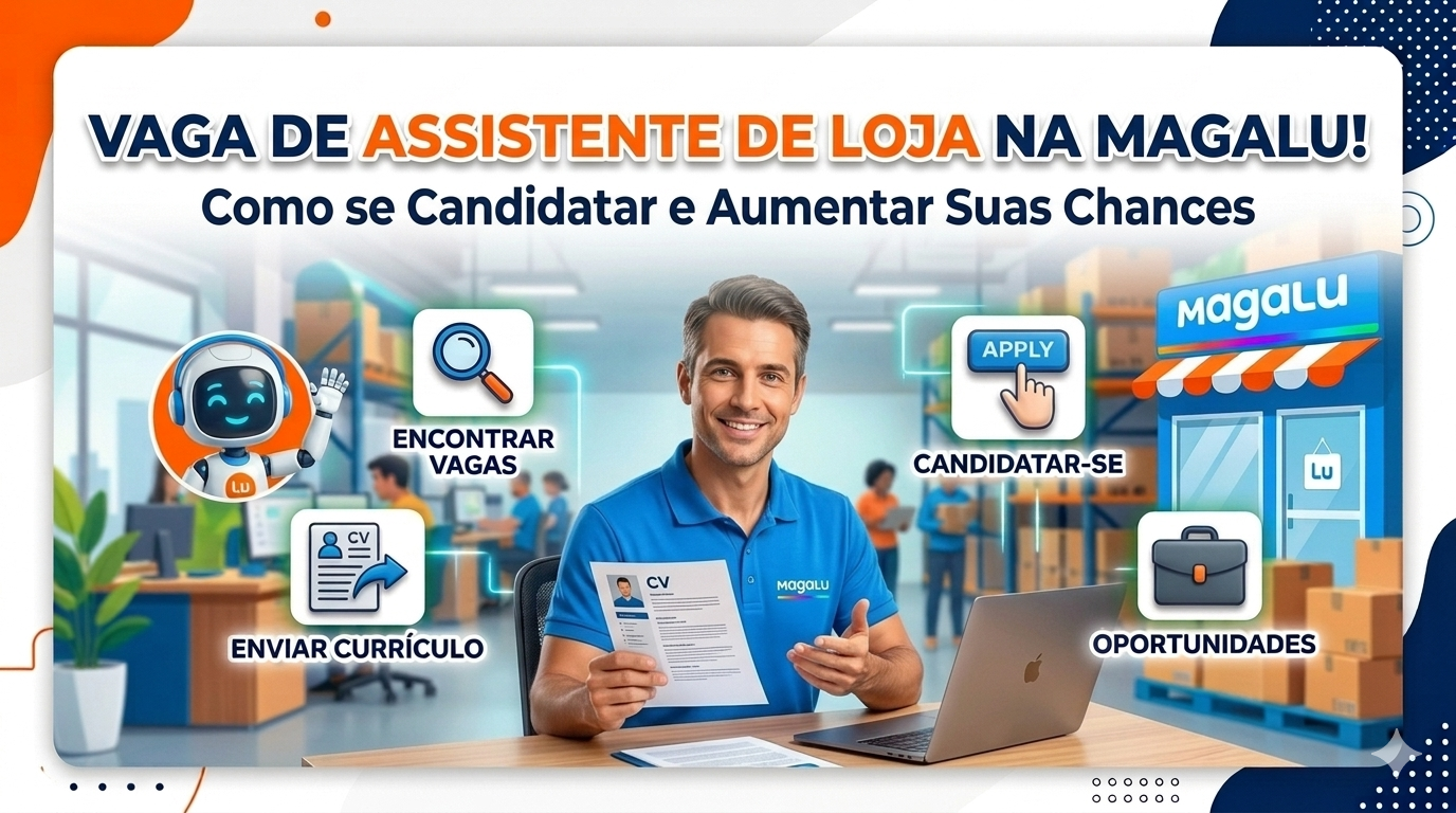 Vaga de Assistente de Loja na Magalu: Como se Candidatar e Aumentar Suas Chances